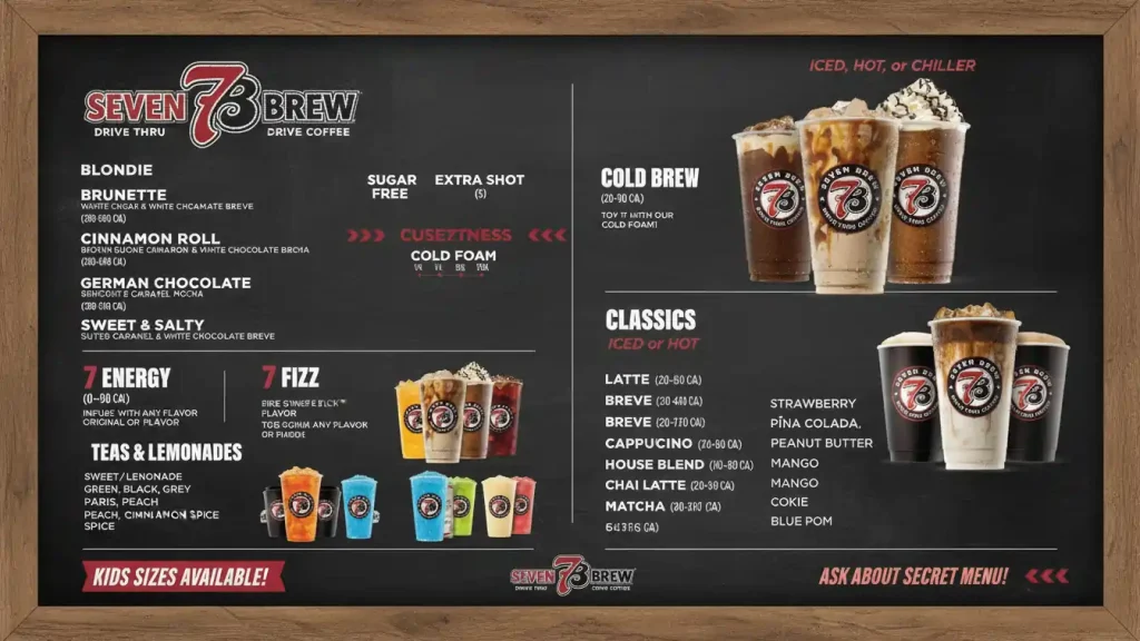 7 Brew Coffee Menu USA