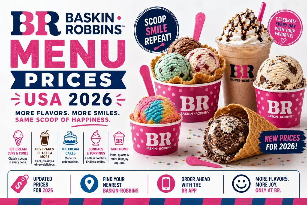 Baskin-Robbins Menu
