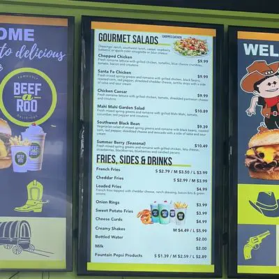 Beef-A-Roo Menu USA