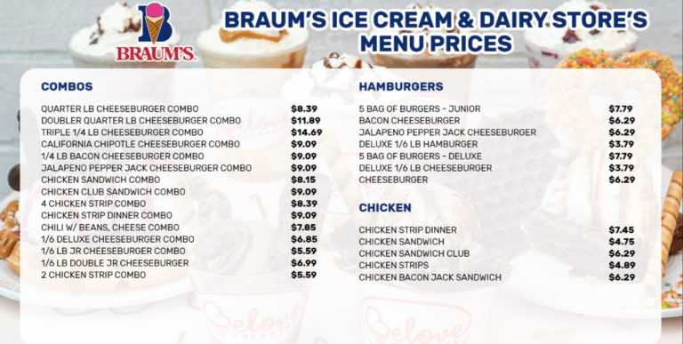 Braum's Menu