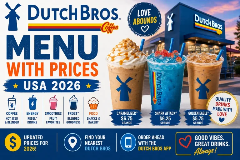 Dutch Bros Menu
