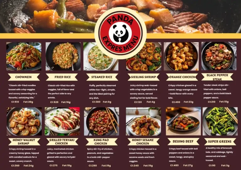 Panda Express Menu USA