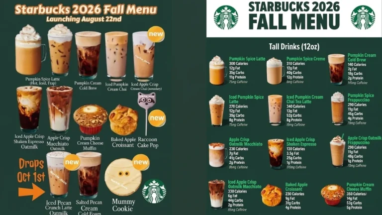 starbucks menu